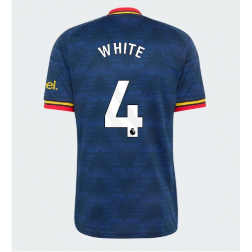 Arsenal Ben White #4 Maglia Gara Trasferta Repliche 2026-27 Maniche Corte Arsenal Ben White #4 Maglia Gara Trasferta Repliche 2026-27 Maniche Corte